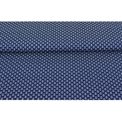 Baumwolle - Anker dunkelblau weiß